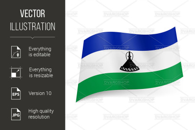 State flag of Lesotho