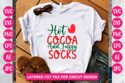 Hot Cocoa And Fuzzy Socks SVG CUT FILE