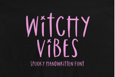 Witchy Vibes - Spooky Halloween Font