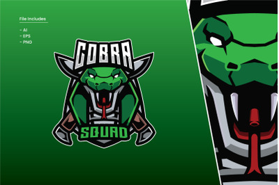 Cobra Squad Logo Template