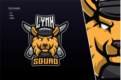 Lynx Squad Logo Template