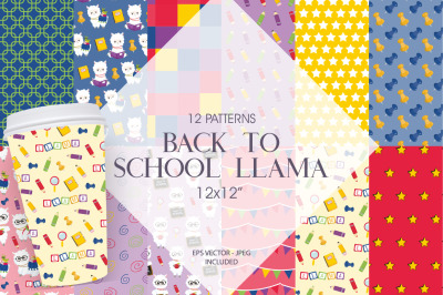 Back to School Llama