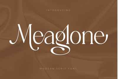 Meaglone Typeface