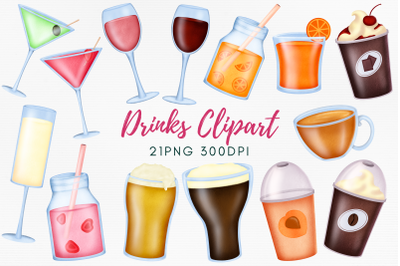Drinks Clipart PNG