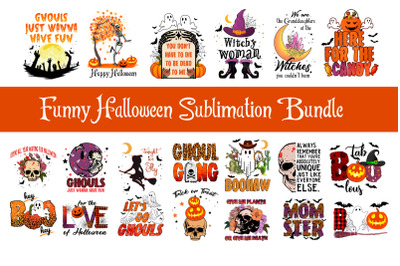 Funny Halloween Sublimation Bundle