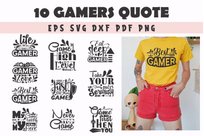 Gamers SVG Bundle