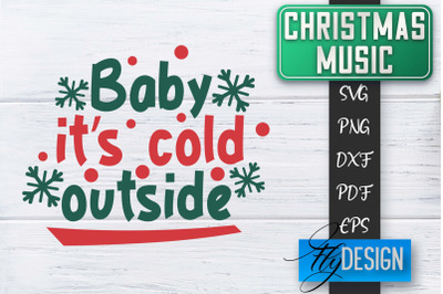 Christmas Music Quotes | Christmas SVG | Xmas Design