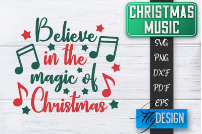 Christmas Music Quotes | Christmas SVG | Xmas Design