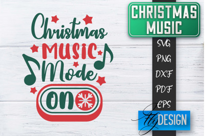 Christmas Music Quotes | Christmas SVG | Xmas Design