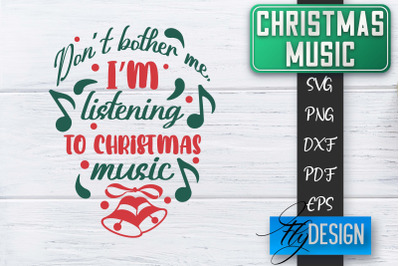 Christmas Music Quotes | Christmas SVG | Xmas Design