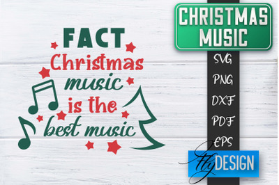 Christmas Music Quotes | Christmas SVG | Xmas Design