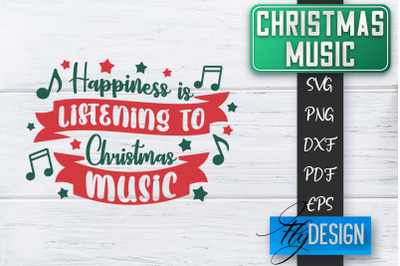 Christmas Music Quotes | Christmas SVG | Xmas Design