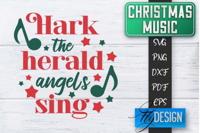 Christmas Music Quotes | Christmas SVG | Xmas Design