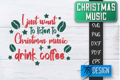 Christmas Music Quotes | Christmas SVG | Xmas Design