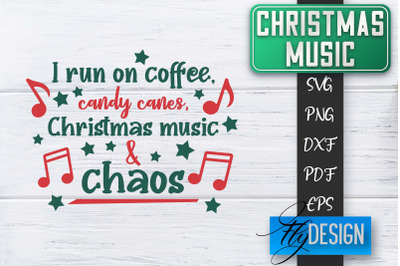 Christmas Music Quotes | Christmas SVG | Xmas Design