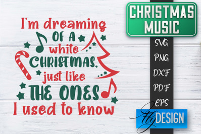 Christmas Music Quotes | Christmas SVG | Xmas Design