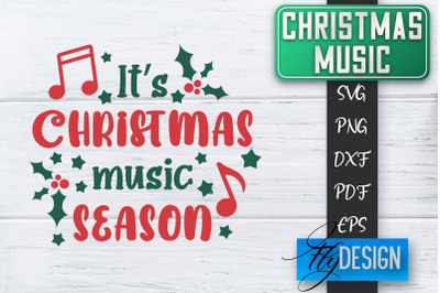 Christmas Music Quotes | Christmas SVG | Xmas Design