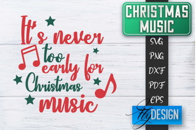 Christmas Music Quotes | Christmas SVG | Xmas Design