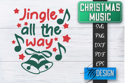 Christmas Music Quotes | Christmas SVG | Xmas Design