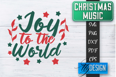 Christmas Music Quotes | Christmas SVG | Xmas Design