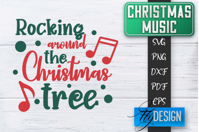 Christmas Music Quotes | Christmas SVG | Xmas Design