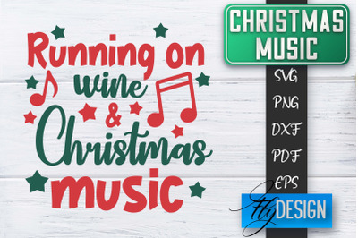 Christmas Music Quotes | Christmas SVG | Xmas Design