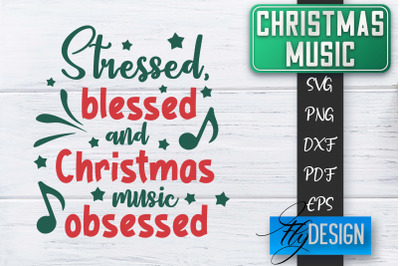 Christmas Music Quotes | Christmas SVG | Xmas Design