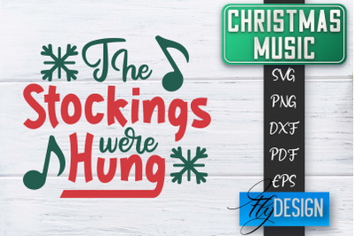 Christmas Music Quotes | Christmas SVG | Xmas Design