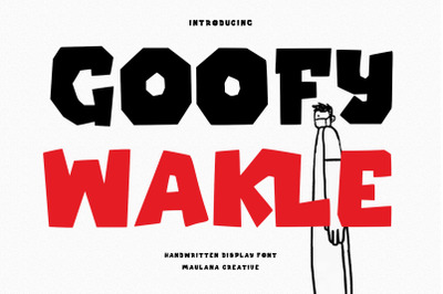 Goffy Wakle Handwritten Display Font