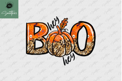 Hey Boo Pumpkin Vibes Ghost Halloween