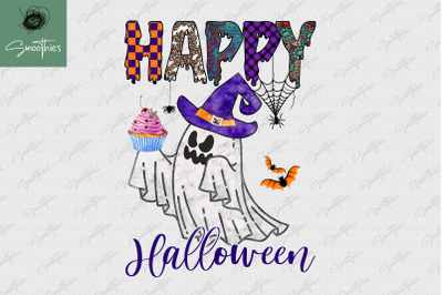 Happy Halloween Boo Cupcake Halloween