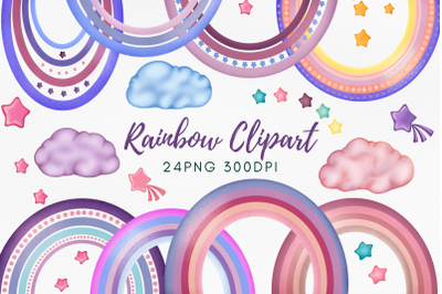Rainbow Clipart PNG