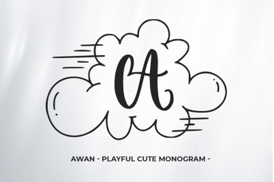 Awan - monogram -