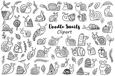 Snails svg, Doodle cochlea Clipart