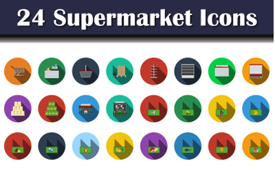 Supermarket Icon Set