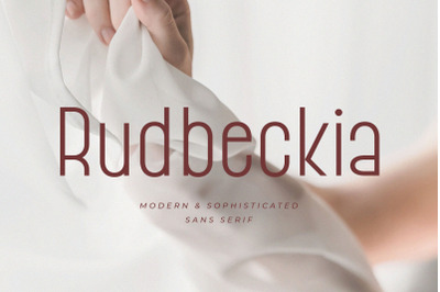 Rudbeckia - Modern &amp; Sophisticated Sans Serif