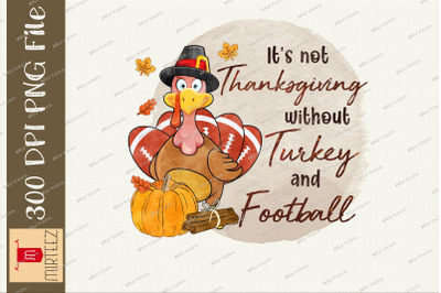 Thanks Giving Turkey And Football