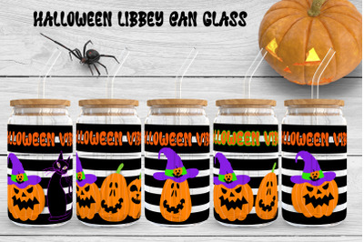 Halloween libbey can glass | Halloween sublimation