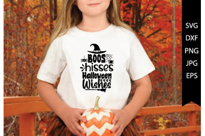 boos hisses Halloween wishes