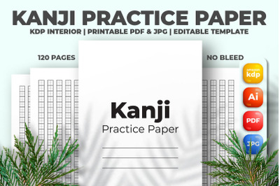 Kanji Practice Paper KDP Interior