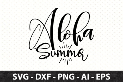 Aloha Summer svg