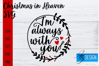 Christmas in Heaven SVG | Christmas Memorial SVG