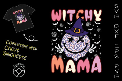 Witchy Mama Retro Halloween