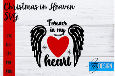 Christmas in Heaven SVG | Christmas Memorial SVG