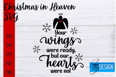 Christmas in Heaven SVG | Christmas Memorial SVG