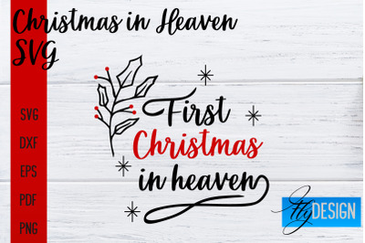 Christmas in Heaven SVG | Christmas Memorial SVG