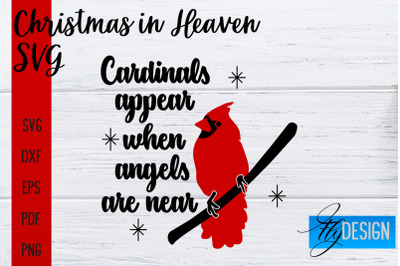 Christmas in Heaven SVG | Christmas Memorial SVG