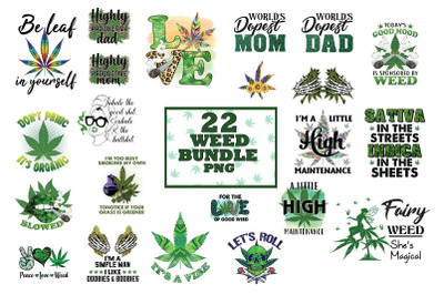 Cannabis Bundle Sublimation Design