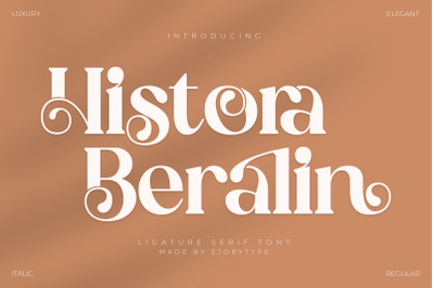 Histora Beralin Typeface