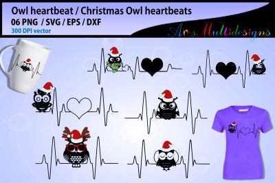 Owl heartbeat graphics